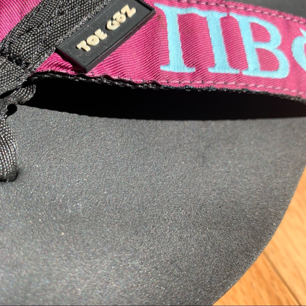 Pi Beta Phi Sorority Flip Flop Sandals - Women’s Size 7 / 37 - Toe Goz EUC - Picture 14 of 16